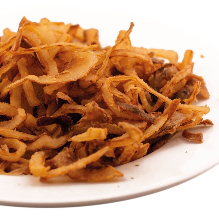 Knusprig geröstete oder gedünstete Zwiebeln