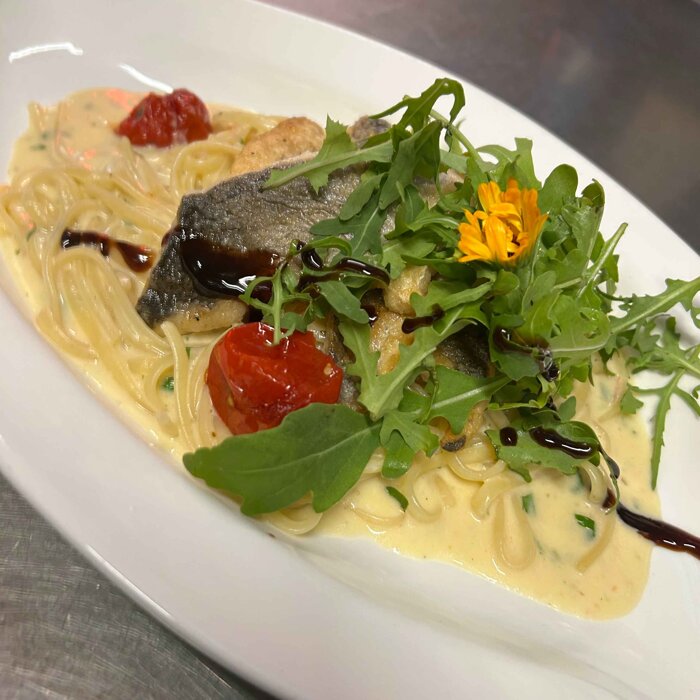 Gegrillte Doradenfilets