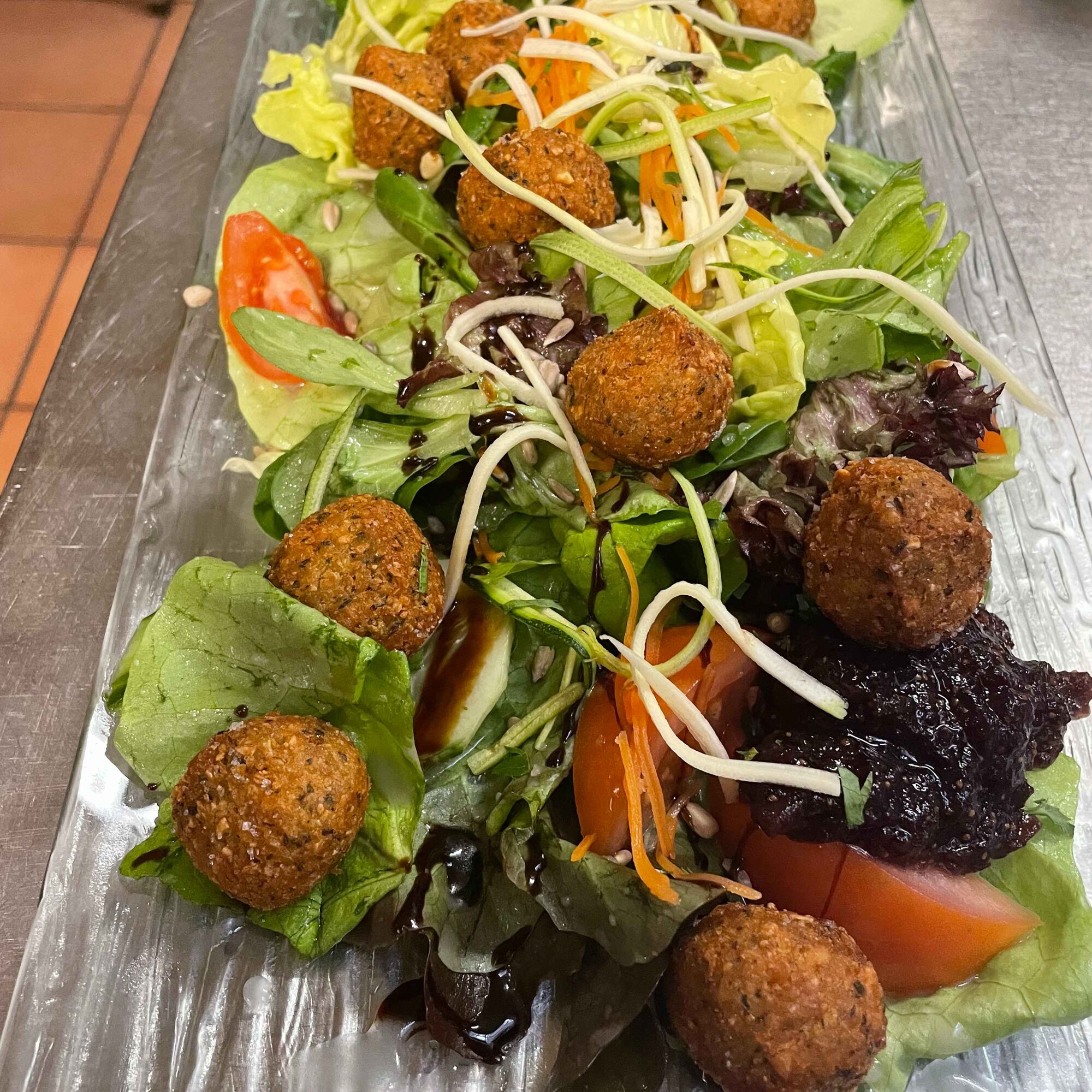 Salatplatte Manuels-Vegane