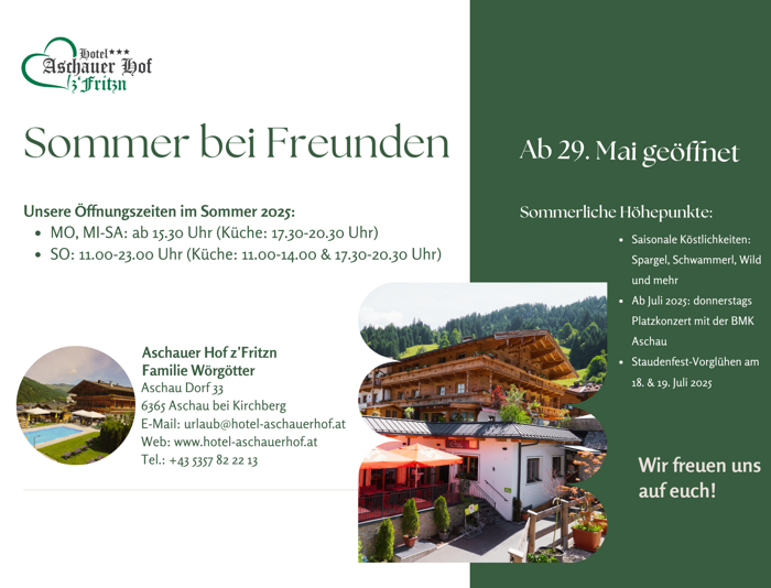 Öffnungszeiten