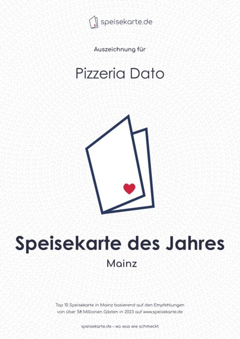 Profilbild von Pizzeria Dato