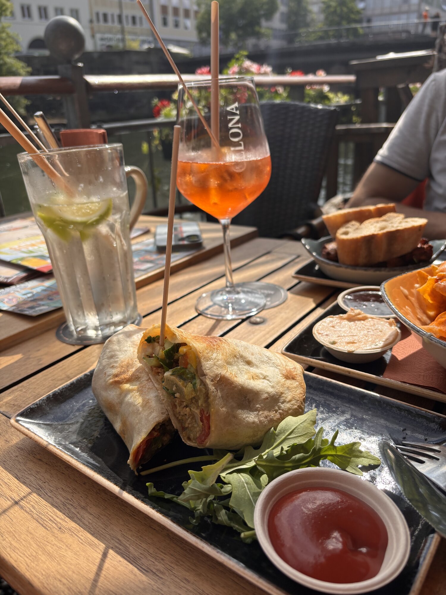 Wrap mit Falafel