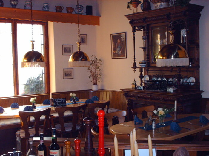 Innenbereich im Restaurant Zum Kamin, Hannover