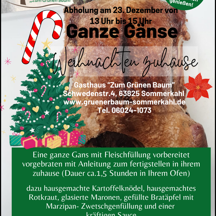 Weihnachten zuhause