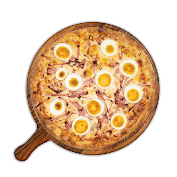 Pizza Uova di Prosciuto