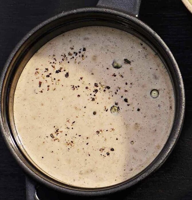 Pfefferrahmsauce