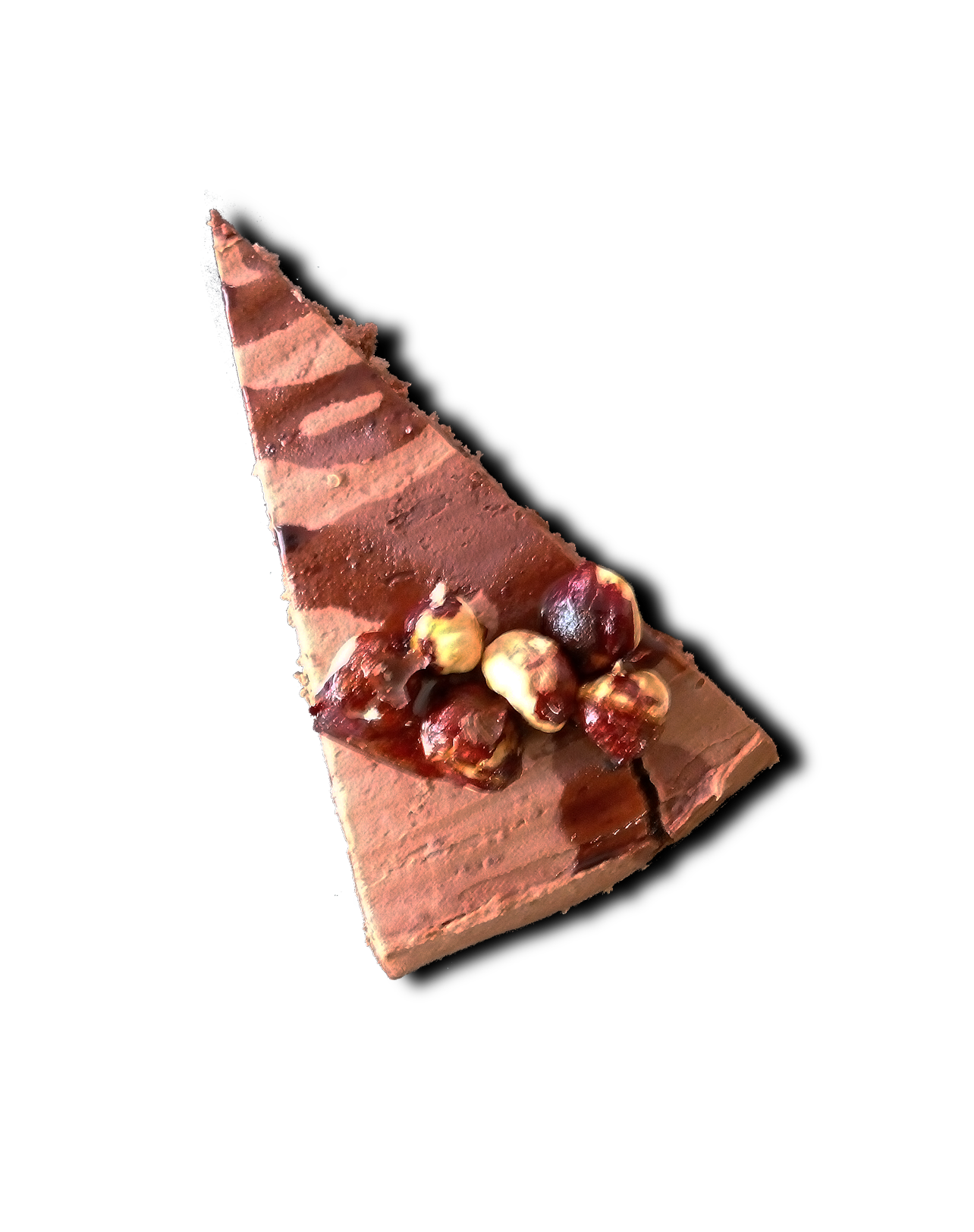 Schokoladentorte mit karamellisierten Haselnüssen