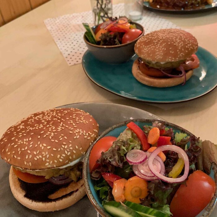 Verschiedene Burger