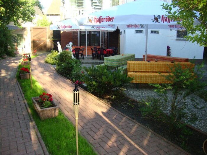 Außenbereich und Biergarten