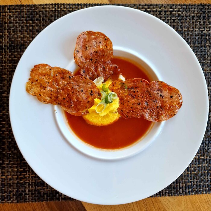 Mediterrane Tomatensuppe