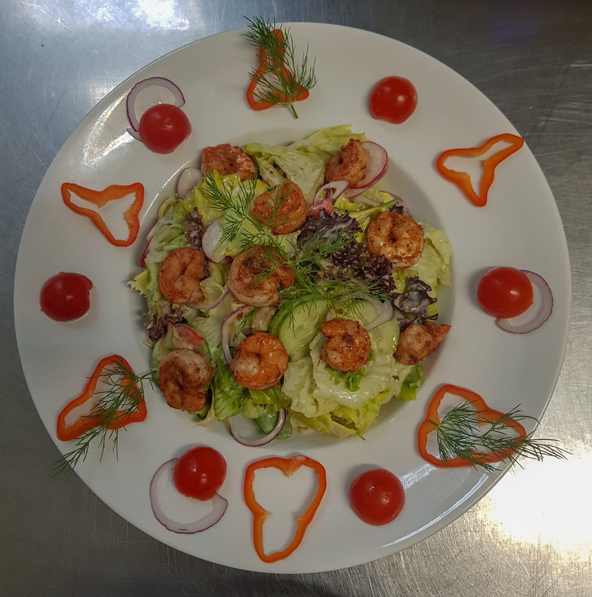 Shrimp Salat (10 Stück)