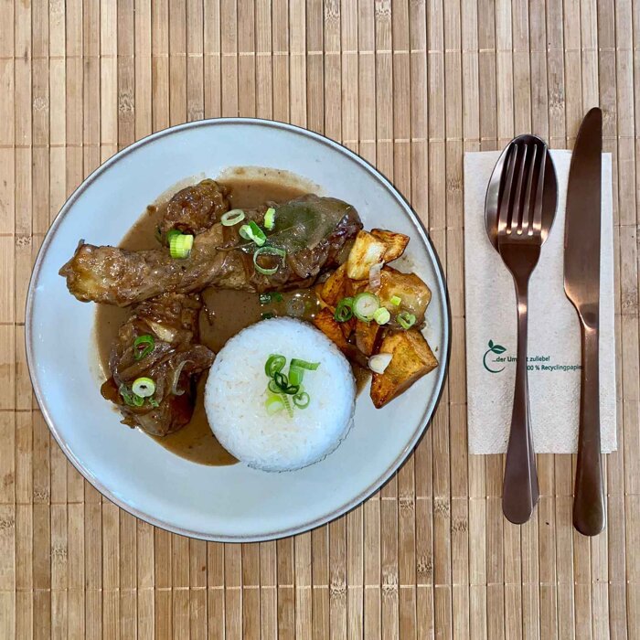 CHICKEN ADOBO (KOKOSNUSSMILCH)