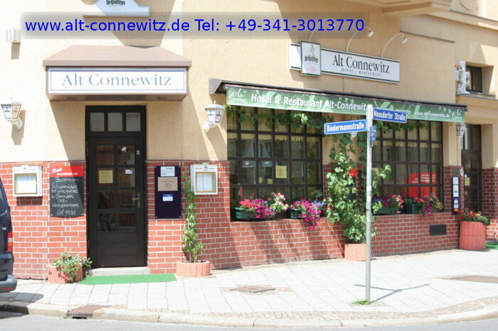 Restaurant Alt-Connewitz - Aussenansicht Fronteingang