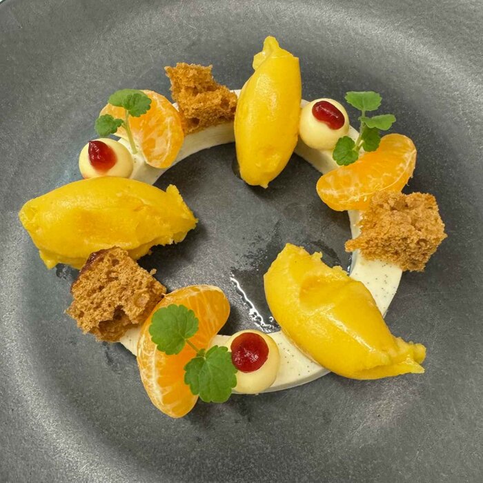 Panna Cotta/Yuzu/Mandarine