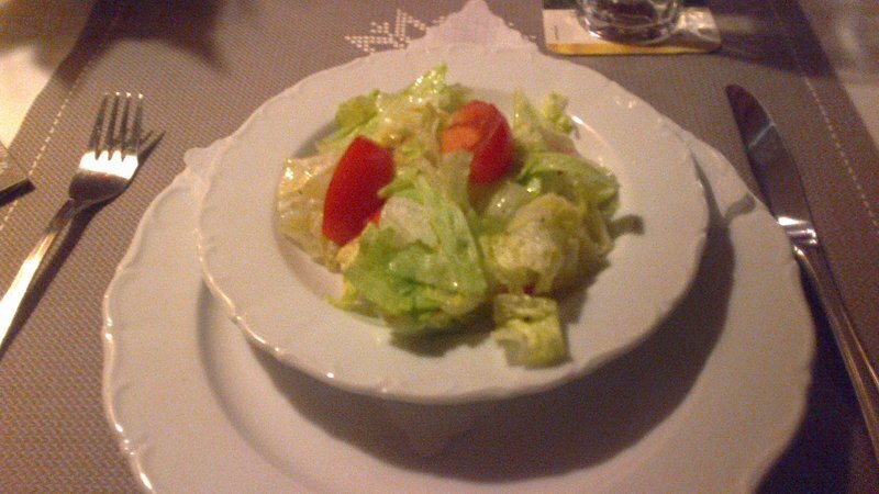 Salat bei hauptgericht