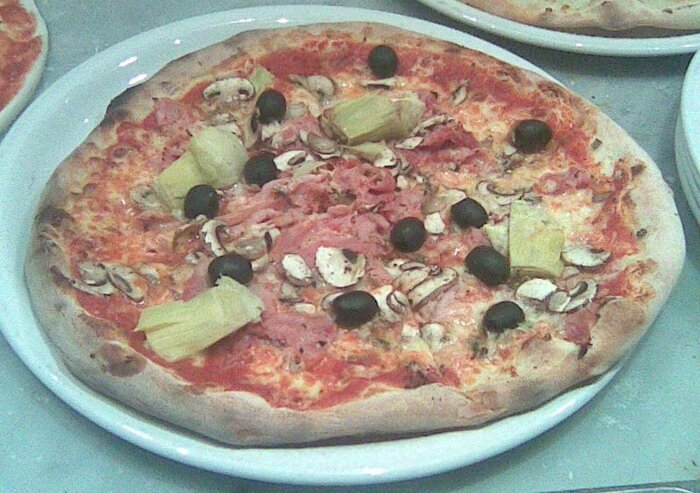Lecker Pizza von Vapiano :)