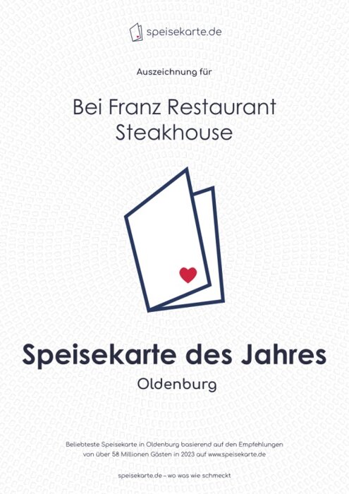 Profilbild von Bei Franz Restaurant Steakhouse