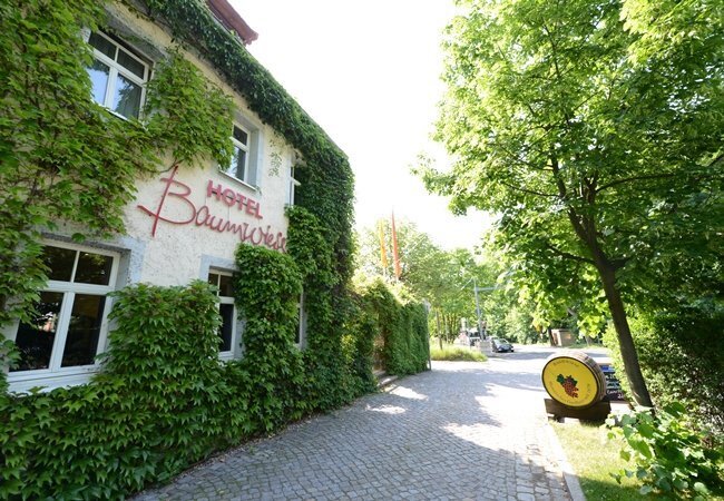 Baumwiese, Dresden, schönes Restaurant im Grünen