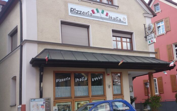 Die Pizzeria Italia in der Bahnhofstraße