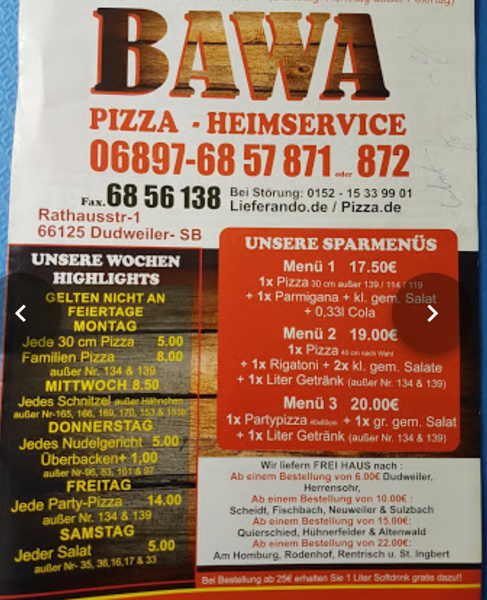 Profilbild von BAWAG Pizza-heimservice