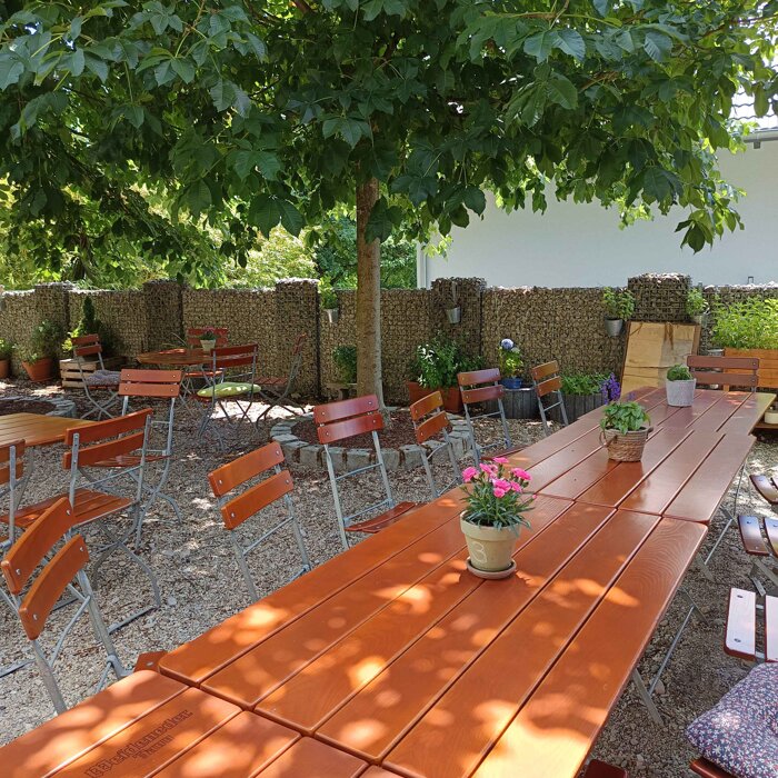 Highlight im Sommer: Unser Biergarten