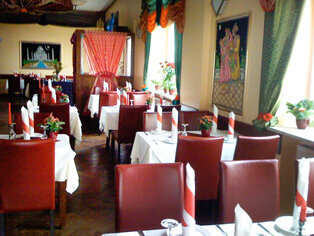 Innenansicht, Restaurant Krishna in München