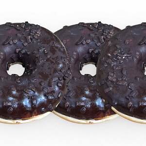 Black Crumble Donut