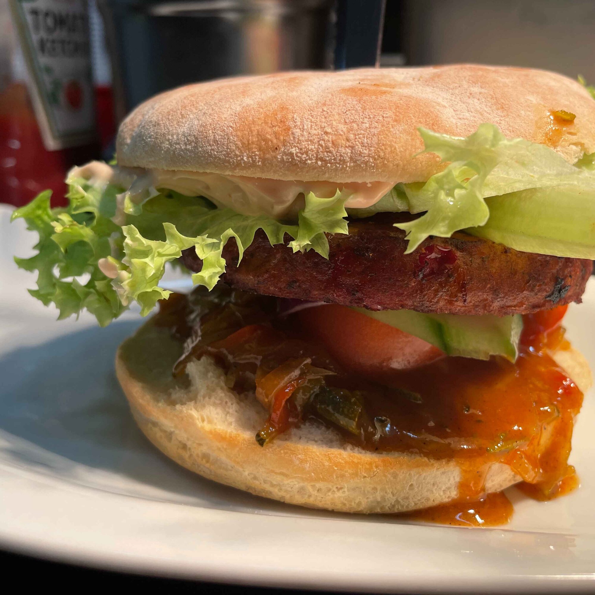 Vegetarischer Burger