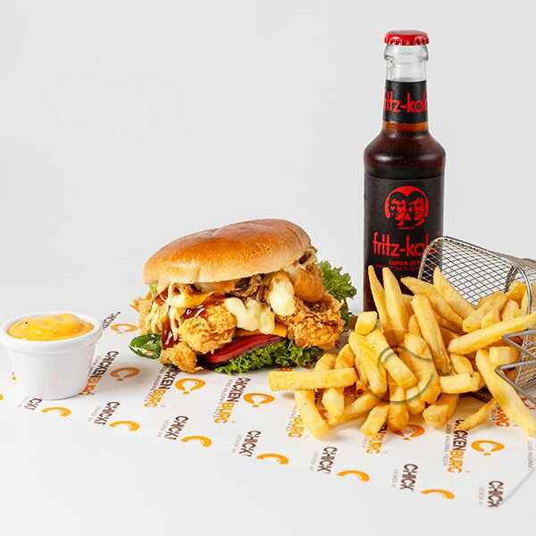 4-Crazy Burger Menü