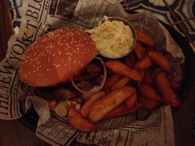Bison Burger - lecker