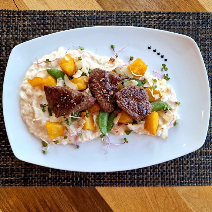 Gegrilltes Steak vom Känguru