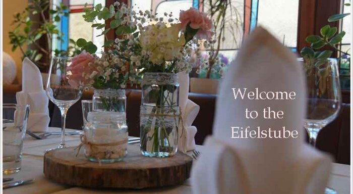Gedeckter Tisch Restaurant feier