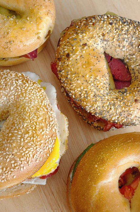 Original amerikanische Bagels