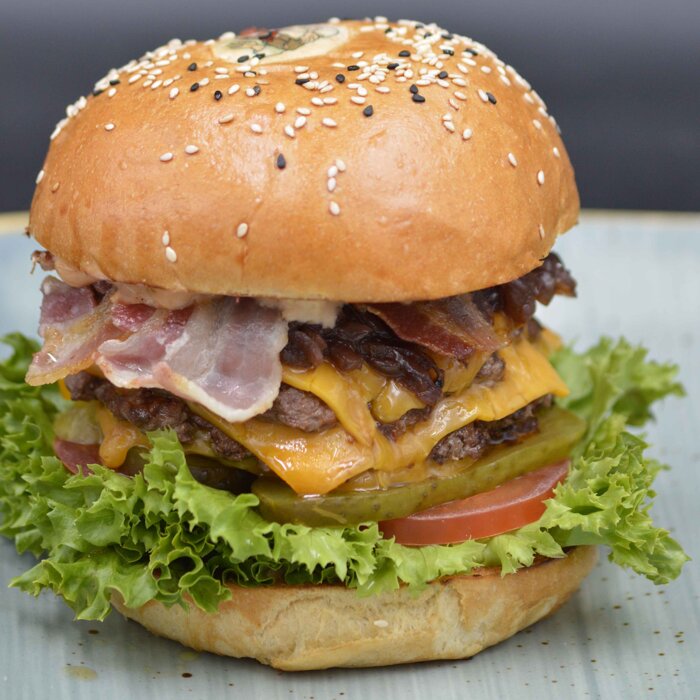 Dandy’s Triple Smash Burger