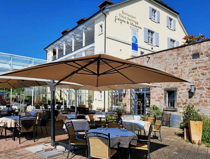 Haus Salmegg mit dem Ristorante I Fratelli