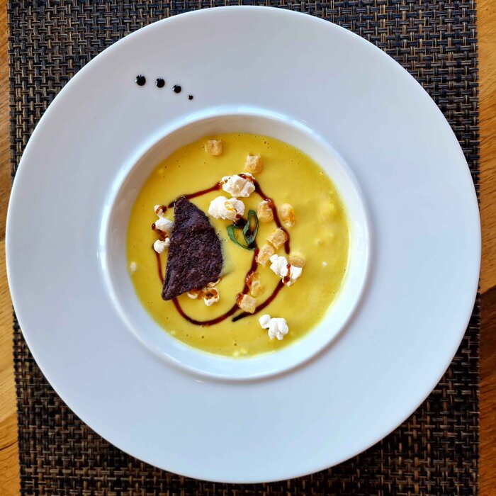 Kokos-Maissuppe