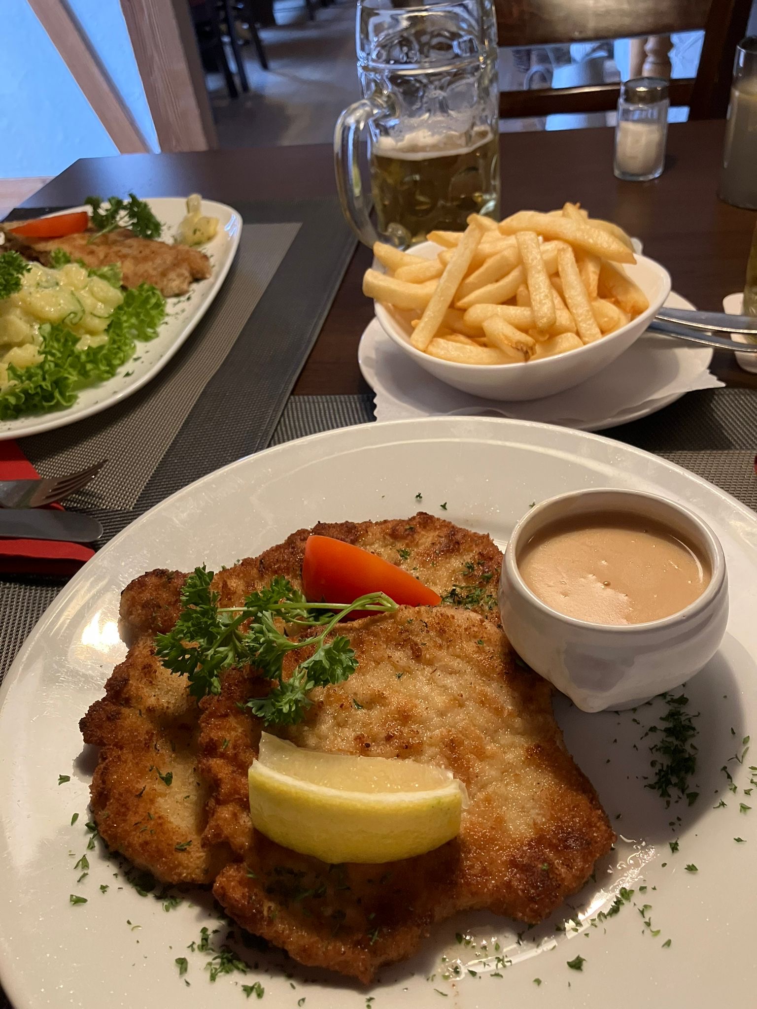 Ich hatte sooo Lust auf Schnitzel. Einfach lecker 