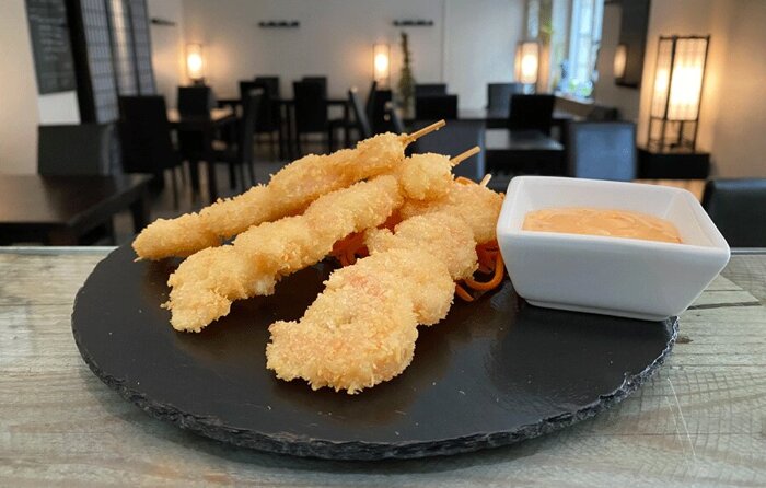 EBI - TEMPURA SPIESSE (INKL. DYNAMITE-DIP)