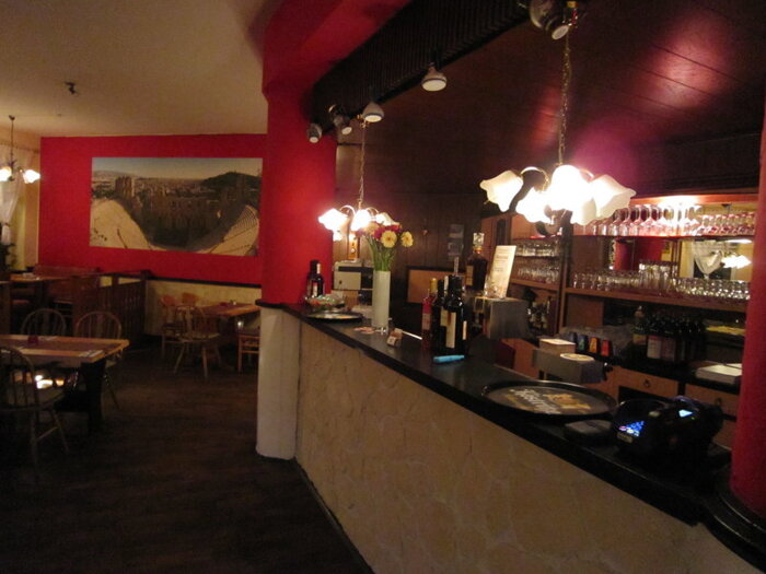 Die Bar vom Irodion Restaurant