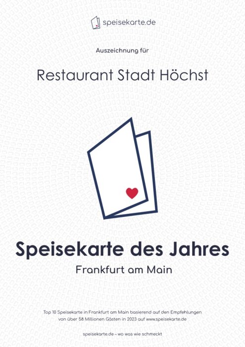 Profilbild von Restaurant Stadt Höchst