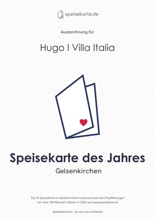 Profilbild von Hugo I Villa Italia