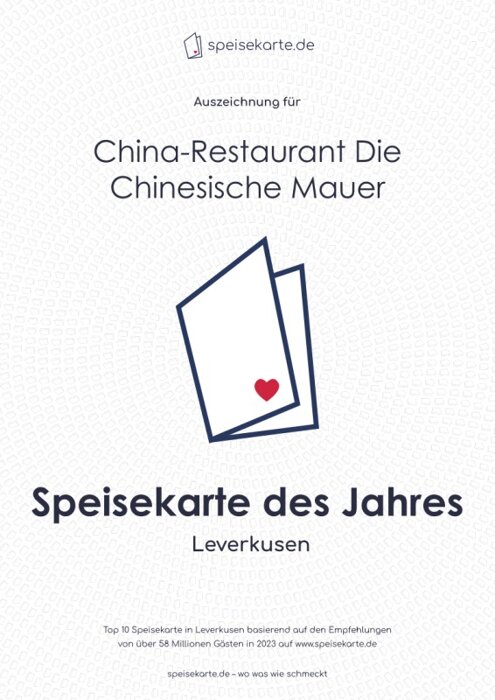 Profilbild von China-Restaurant Die Chinesische Mauer