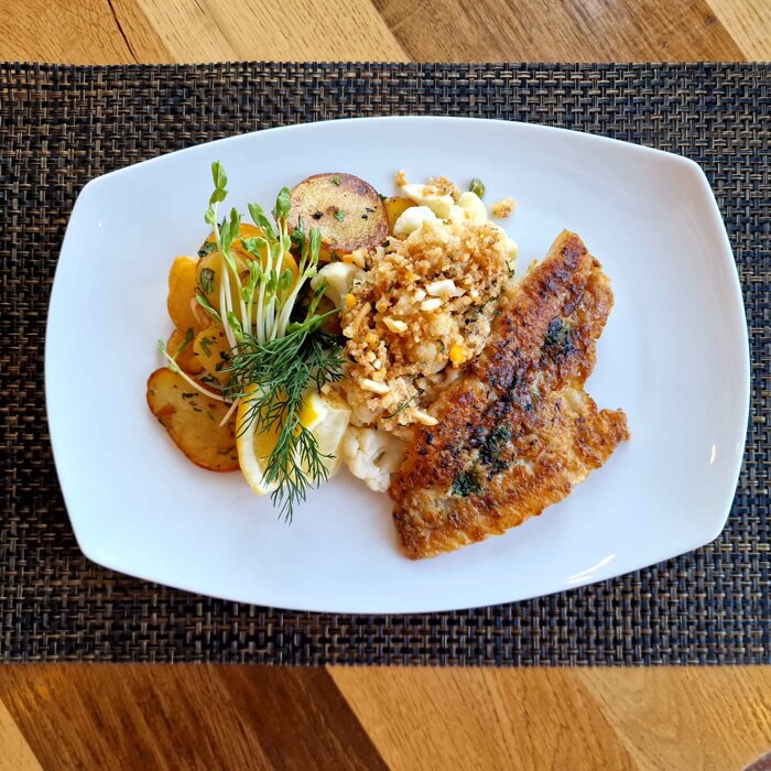 Gebackenes Rotbarschfilet (ca. 200g)