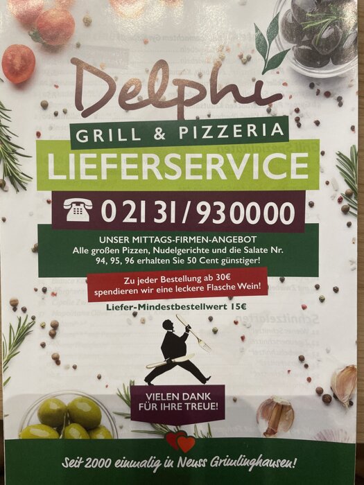 Profilbild von Delphi Grill & Pizzeria