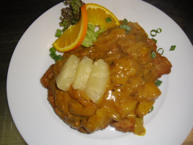 Curry Rahm Schnitzel