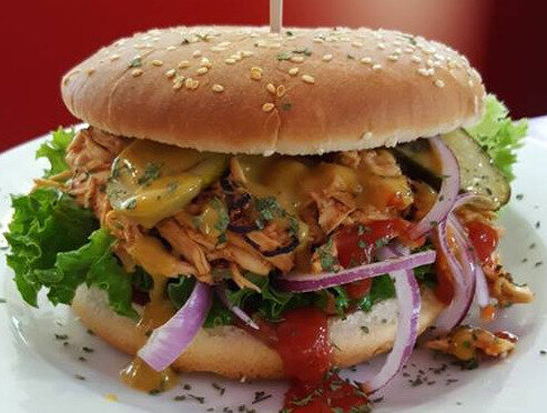 The Wolff´s Diner - Pulled Chicken Burger