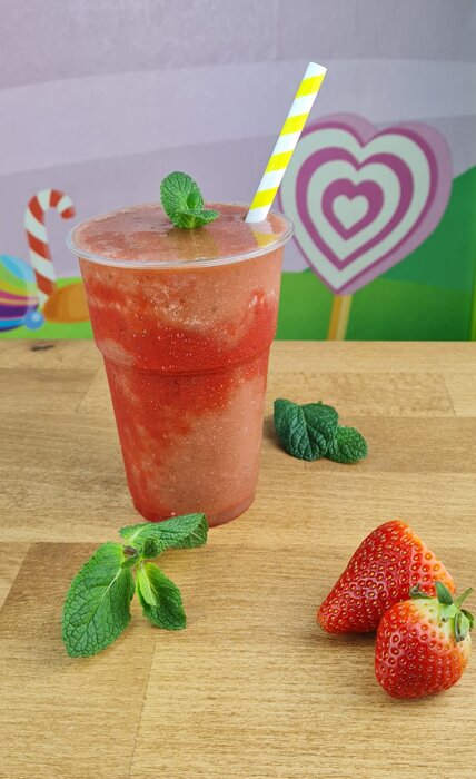 Erdbeer-Minz-Shake 
