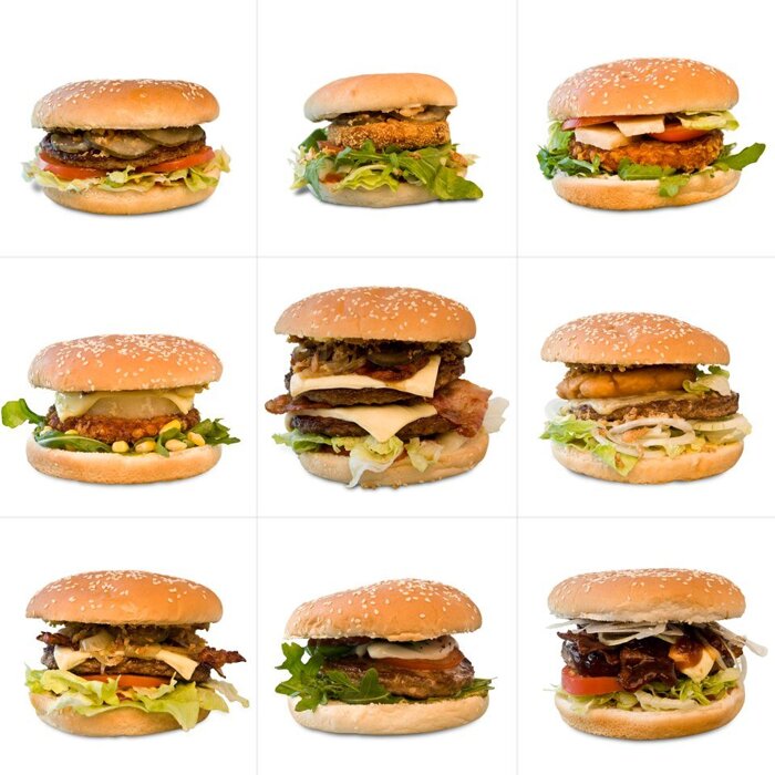 Caesar - Burger
- auf dem Bild obere Reihe rechts zu finden
