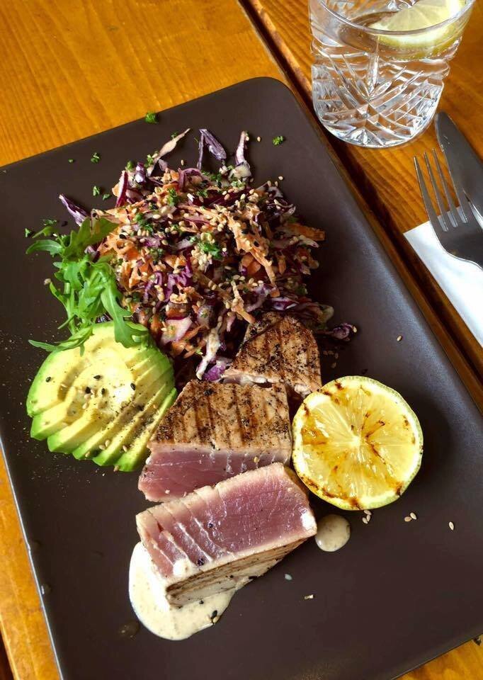 Tuna Steak mit BBQ Marinade vom Yellowfin Tuna