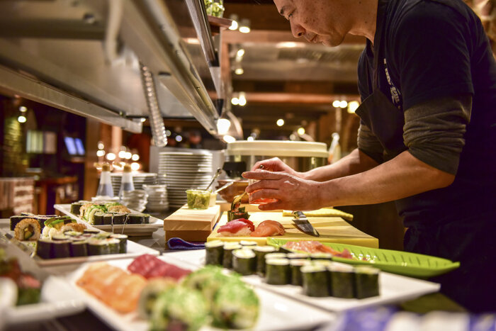 Sushi auf Land Gut Höhne